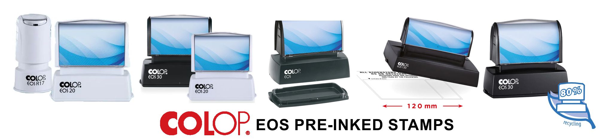 COLOP EOS HD Pre-Inked Stamps